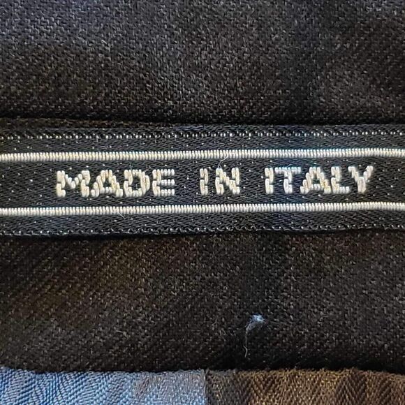 Zegna Blazer Jacket Italy Mens Super 120’s Wool Size 46 R Gray 3 Button - Picture 9 of 11